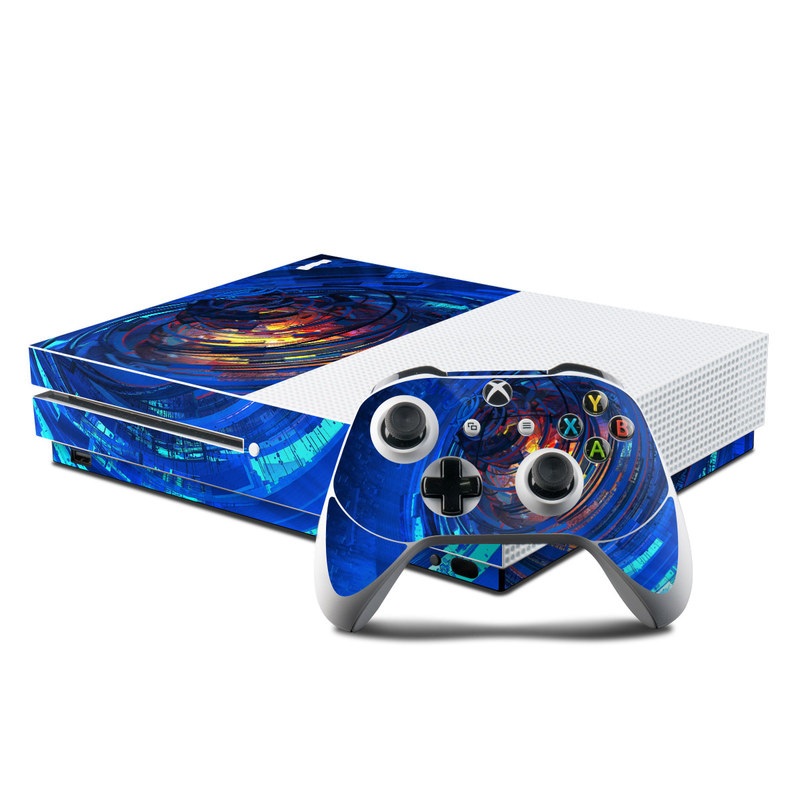 Microsoft Xbox One S Console and Controller Kit Skin - Clockwork (Image 1)