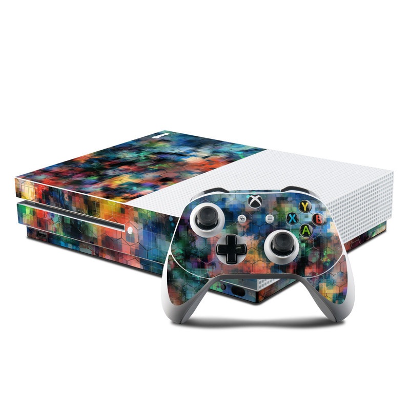 Microsoft Xbox One S Console and Controller Kit Skin - Circuit Breaker (Image 1)