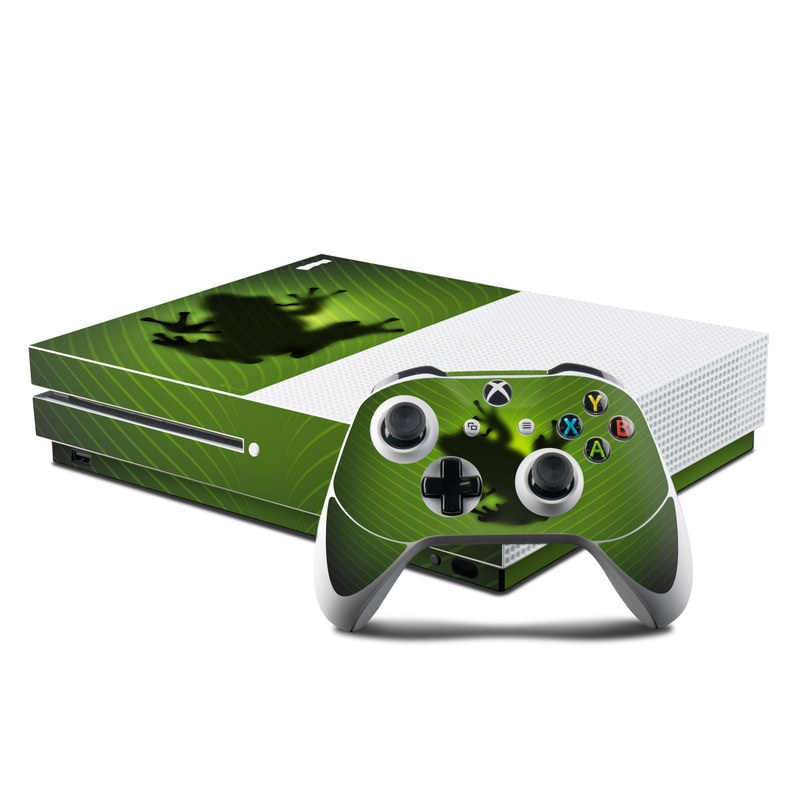 Microsoft Xbox One S Console and Controller Kit Skin - Frog (Image 1)