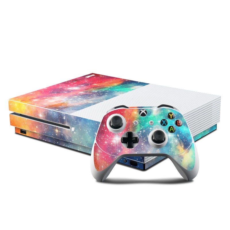 Microsoft Xbox One S Console and Controller Kit Skin - Galactic (Image 1)