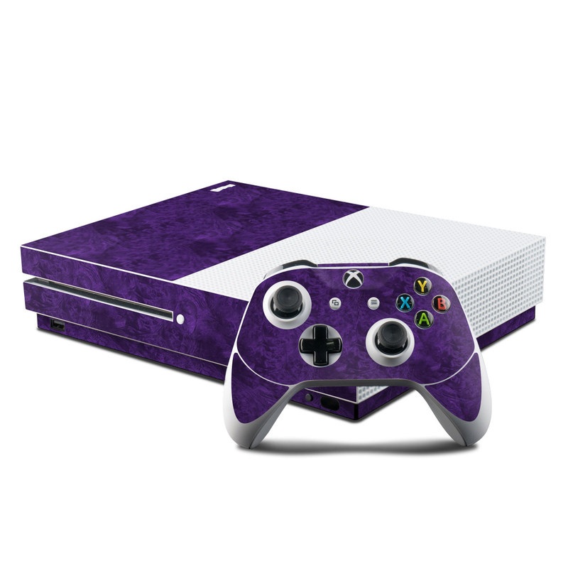 purple xbox one console