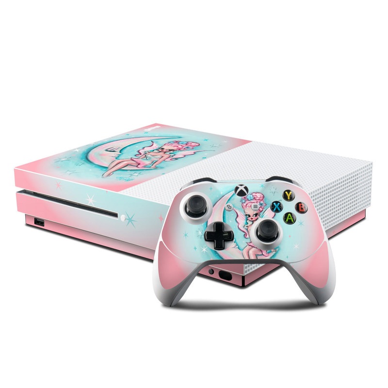 Microsoft Xbox One S Console and Controller Kit Skin - Moon Pixie (Image 1)