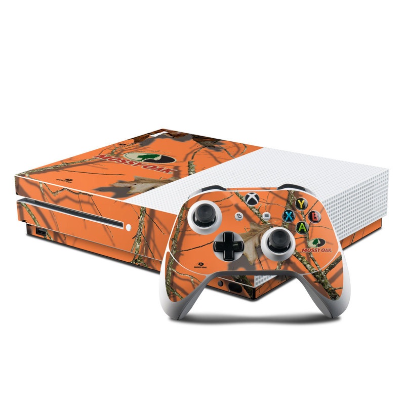 Microsoft Xbox One S Console and Controller Kit Skin - Break-Up Lifestyles Autumn (Image 1)