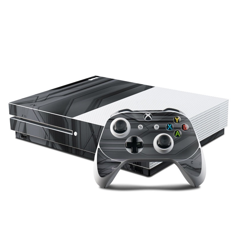 Microsoft Xbox One S Console and Controller Kit Skin - Plated (Image 1)