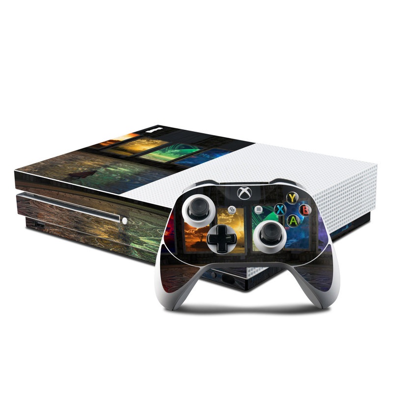 Microsoft Xbox One S Console and Controller Kit Skin - Portals (Image 1)