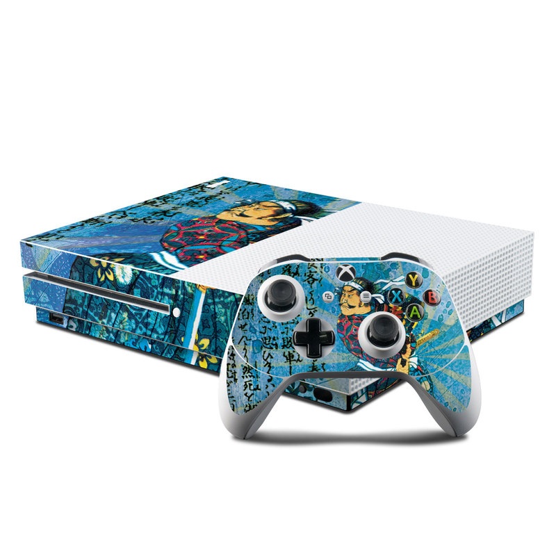 Microsoft Xbox One S Console and Controller Kit Skin - Samurai Honor (Image 1)