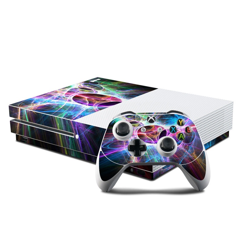 Microsoft Xbox One S Console and Controller Kit Skin - Static Discharge (Image 1)
