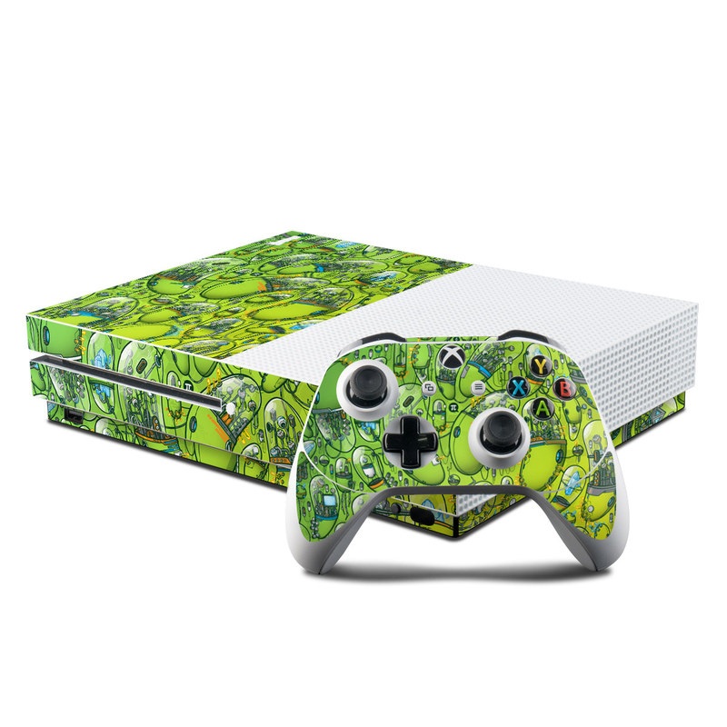Microsoft Xbox One S Console and Controller Kit Skin - The Hive (Image 1)
