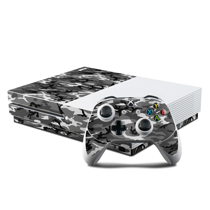 Microsoft Xbox One S Console and Controller Kit Skin - Urban Camo (Image 1)