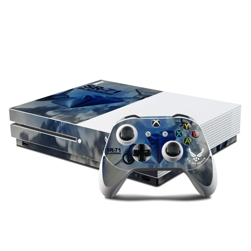 Microsoft Xbox One S Console and Controller Kit Skin - Blackbird (Image 1)
