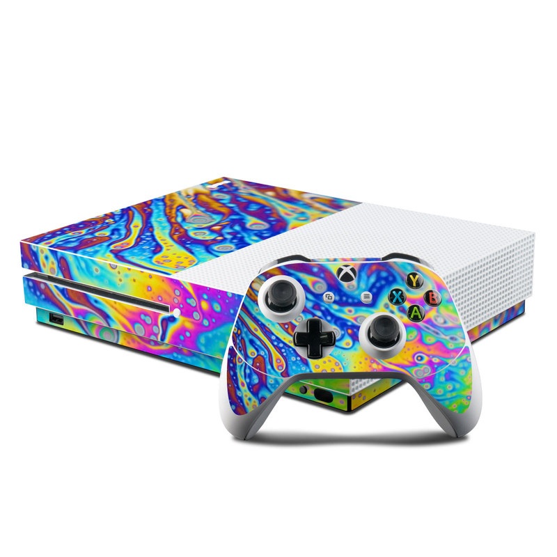 Microsoft Xbox One S Console and Controller Kit Skin - World of Soap (Image 1)