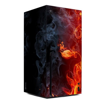 Microsoft Xbox Series X Skin - Flower Of Fire