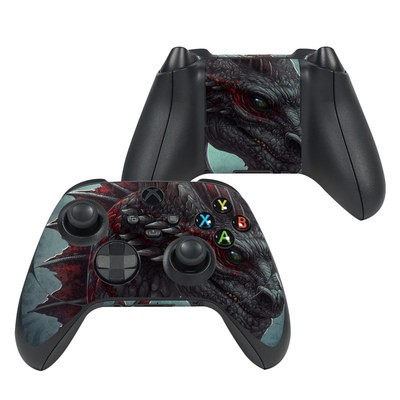 Microsoft Xbox Series X Controller Skin - Black Dragon