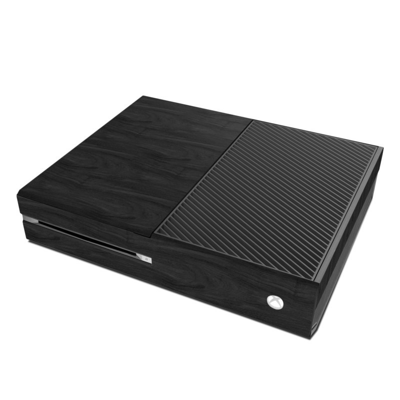 Microsoft Xbox One Skin - Black Woodgrain (Image 1)