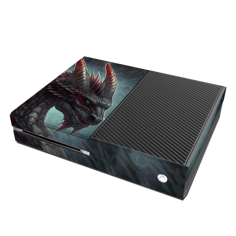 Microsoft Xbox One Skin - Black Dragon (Image 1)