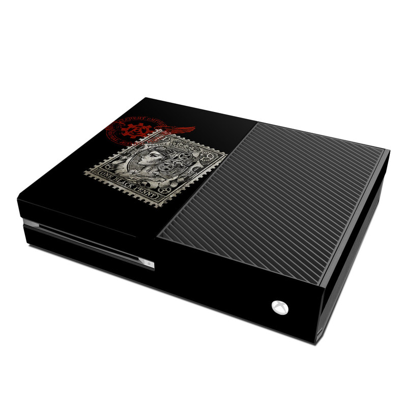 Microsoft Xbox One Skin - Black Penny (Image 1)