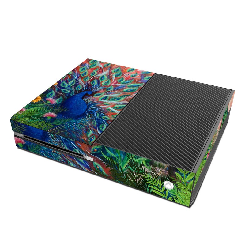 Microsoft Xbox One Skin - Coral Peacock (Image 1)