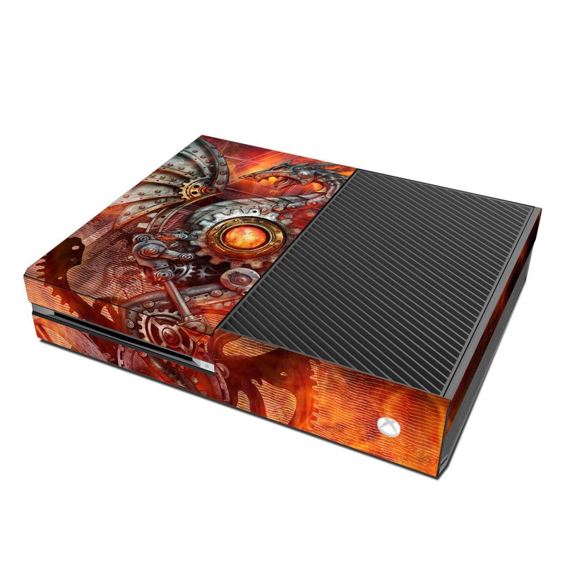 Microsoft Xbox One Skin - Furnace Dragon (Image 1)