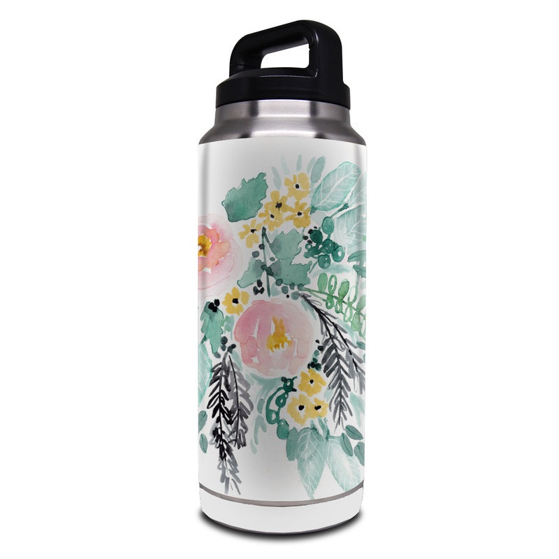 Skin for Yeti Rambler 36 oz Bottle - Blushed Flowers (Image 1)