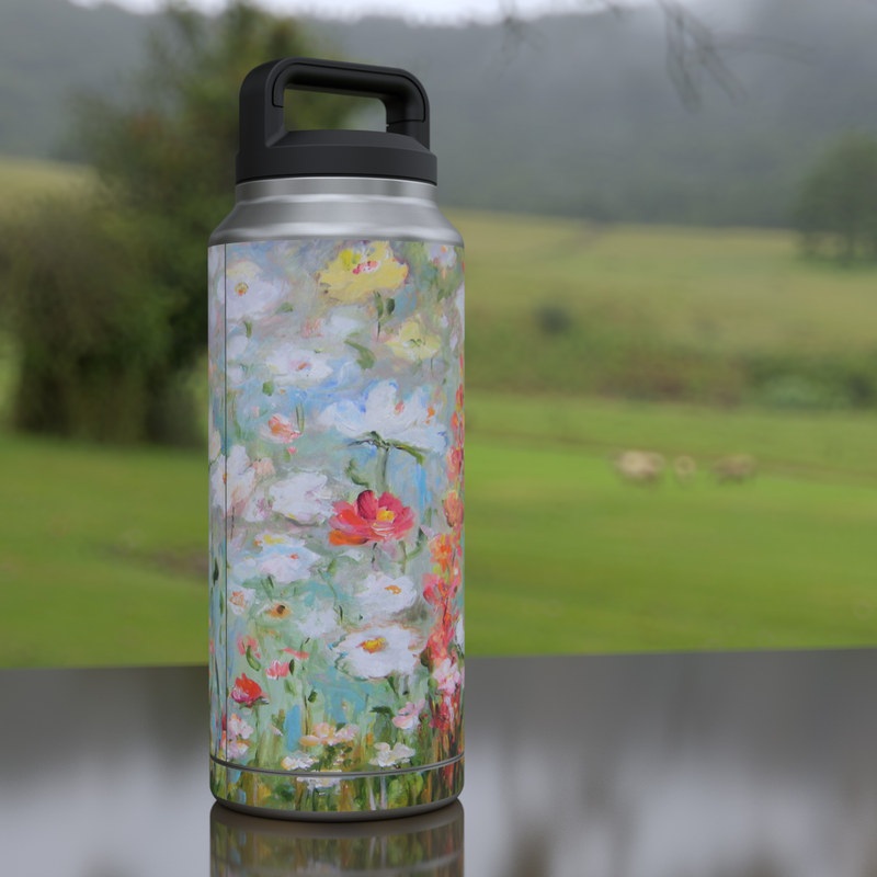 Skin for Yeti Rambler 36 oz Bottle - Flower Blooms (Image 5)