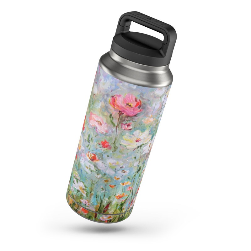 Skin for Yeti Rambler 36 oz Bottle - Flower Blooms (Image 1)