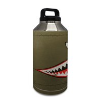 Skin for Yeti Rambler 64 oz Bottle - USAF Shark