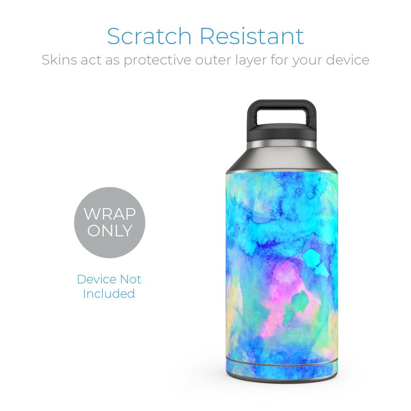 Skin for Yeti Rambler 64 oz Bottle - Electrify Ice Blue (Image 2)