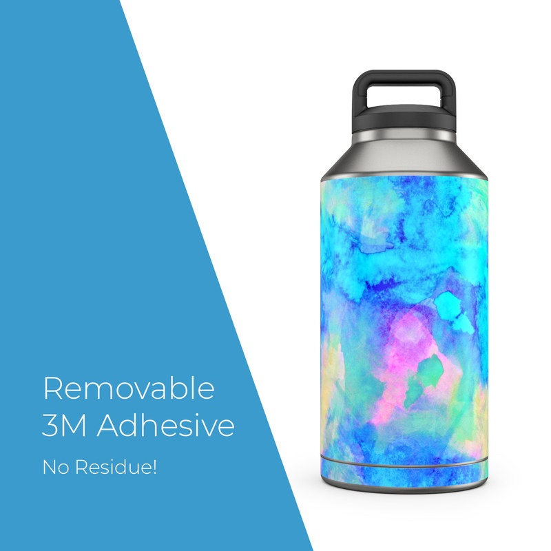 Skin for Yeti Rambler 64 oz Bottle - Electrify Ice Blue (Image 4)