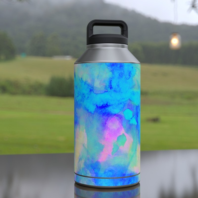 Skin for Yeti Rambler 64 oz Bottle - Electrify Ice Blue (Image 5)