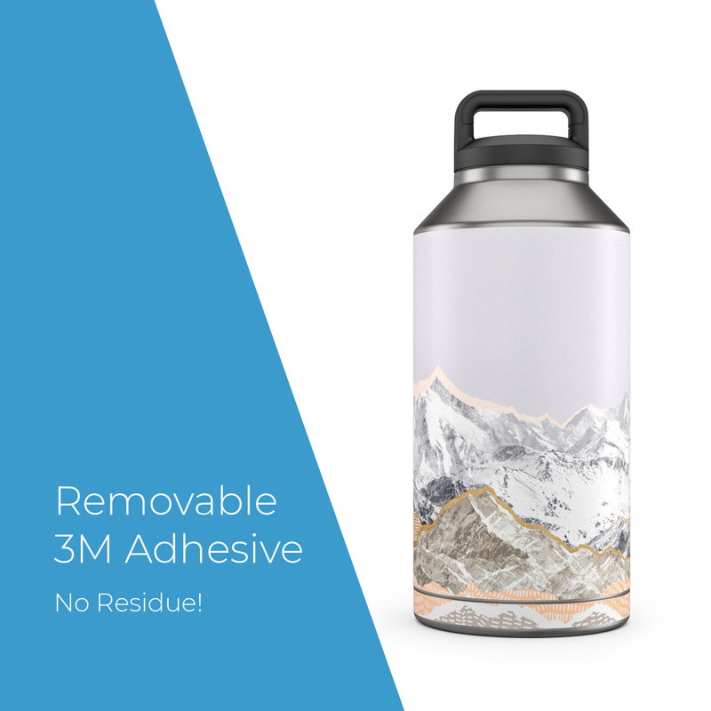 Skin for Yeti Rambler 64 oz Bottle - Pastel Mountains (Image 4)