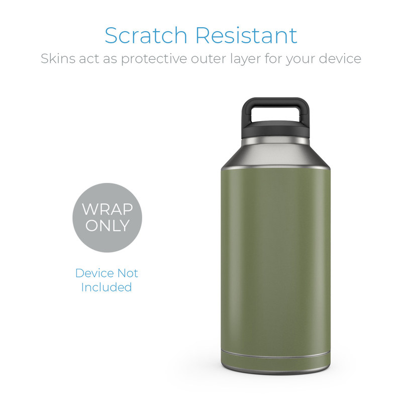 Skin for Yeti Rambler 64 oz Bottle - Solid State Olive Drab (Image 2)
