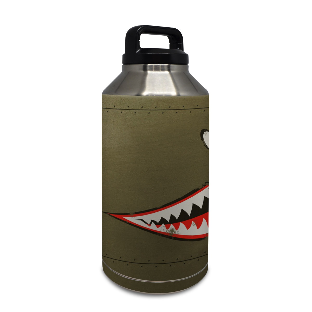 Skin for Yeti Rambler 64 oz Bottle - USAF Shark (Image 1)