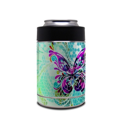 Skin for Yeti Rambler Colster - Butterfly Glass